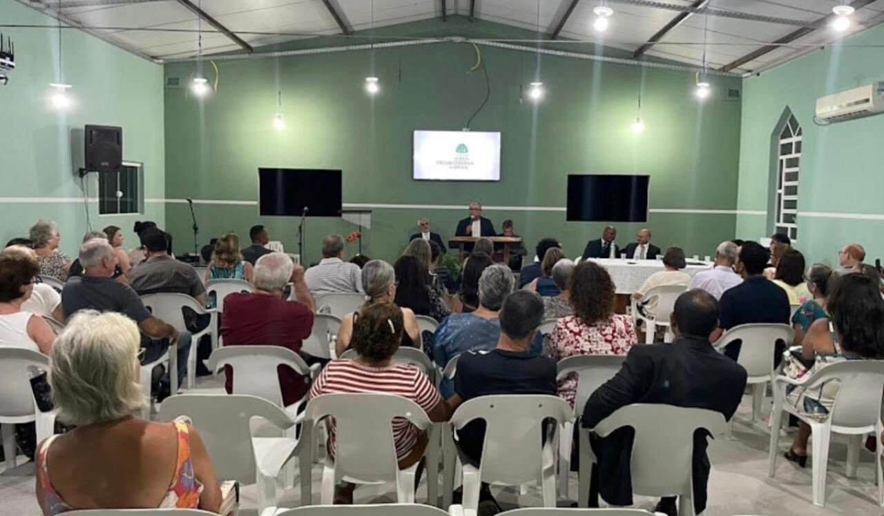 Culto na Igreja Presbiteriana de Guaratuba